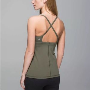 Lululemon Yeah Tank Top Green Size 6